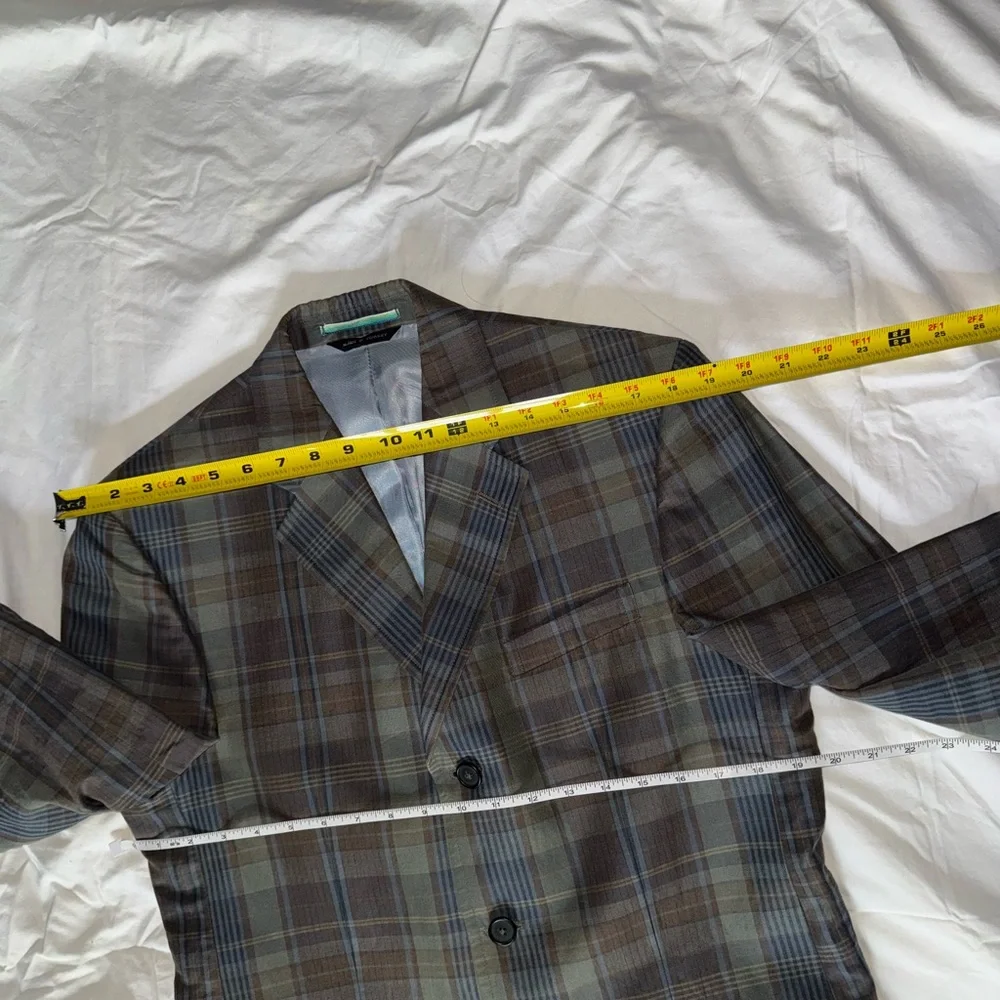 Banana Republic Plaid Sport Coat 36R - Picture 3 of 12